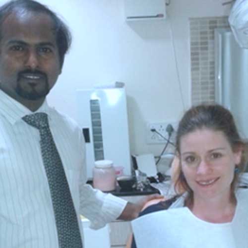 Mrs. Sherlyn - USA Dental Treatment in Bangalore for International Patients from Australia at Sudhakar Reddy