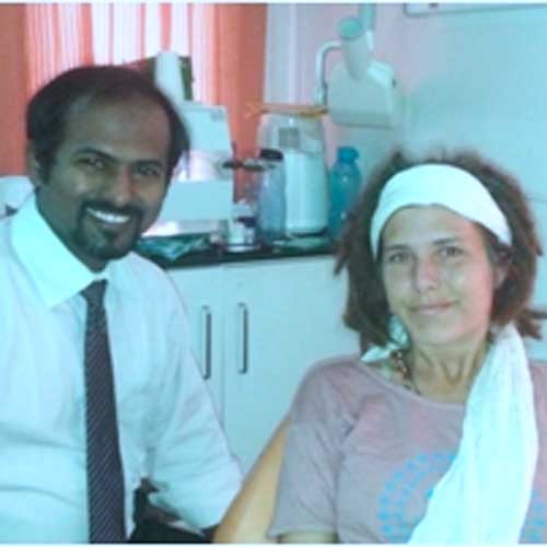 Dental treatment in India for International Patients from France at Sudhakar Reddy